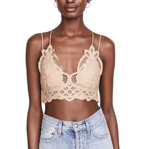 BNWOT free people nude adella bralette